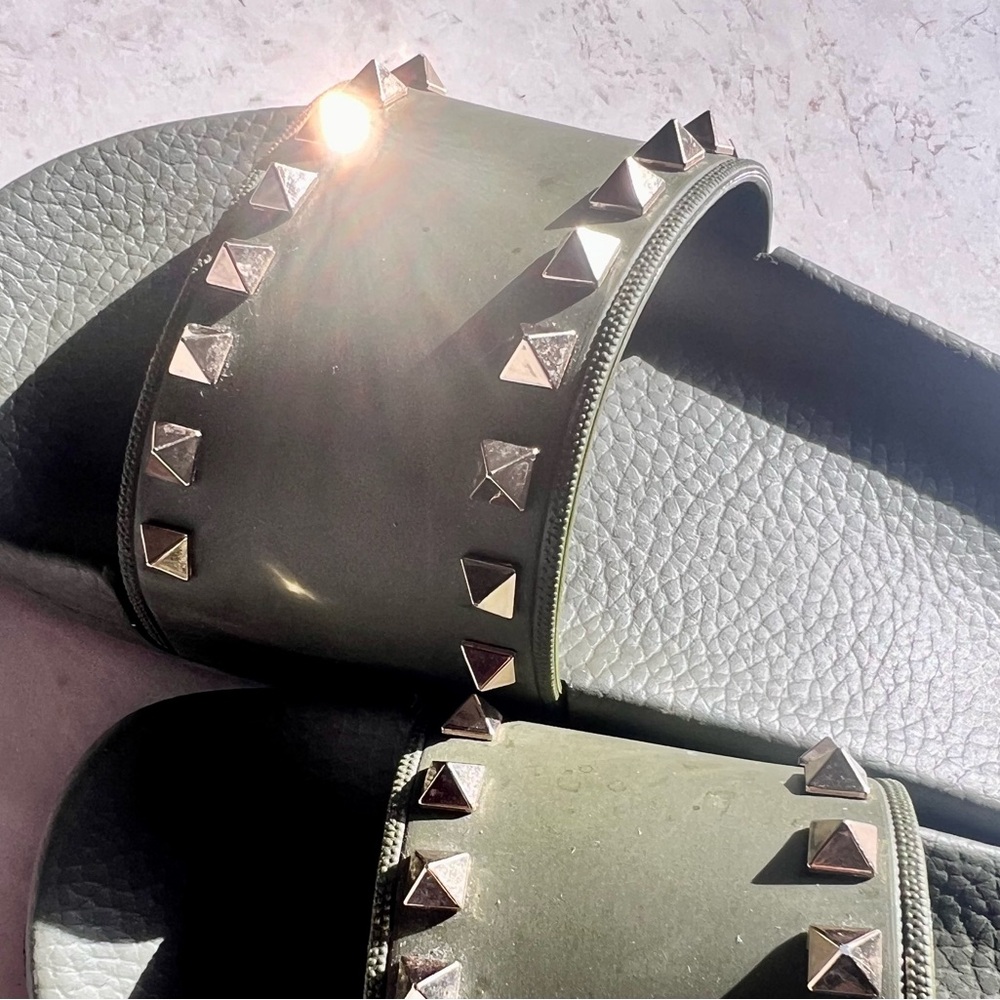Valentino Rockstar Slides.